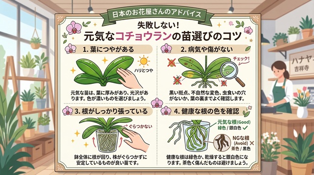 胡蝶蘭の選び方