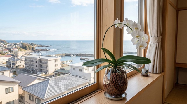 支柱なしの胡蝶蘭