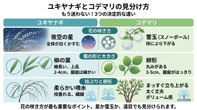 雪柳とコデマリの違い