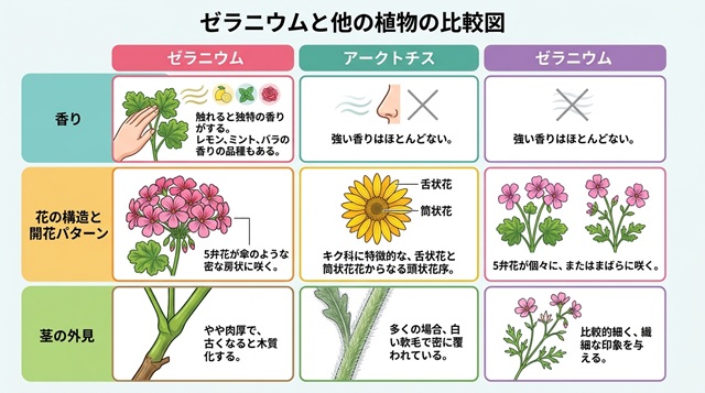 ゼラニウムに似てる花