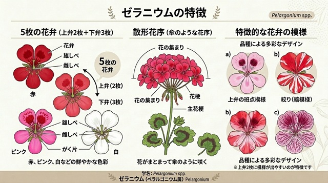 ゼラニウムの花