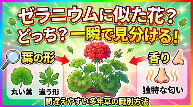 ゼラニウム 似てる花